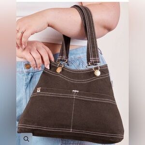 Big Bud Press brown Shoulder Bag with Gold Accents